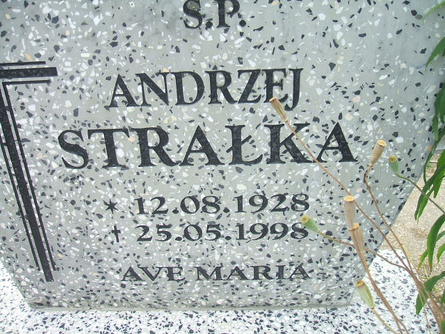 Andrzej Strałka 1928 Miłkowice - Grobonet - Wyszukiwarka osób pochowanych