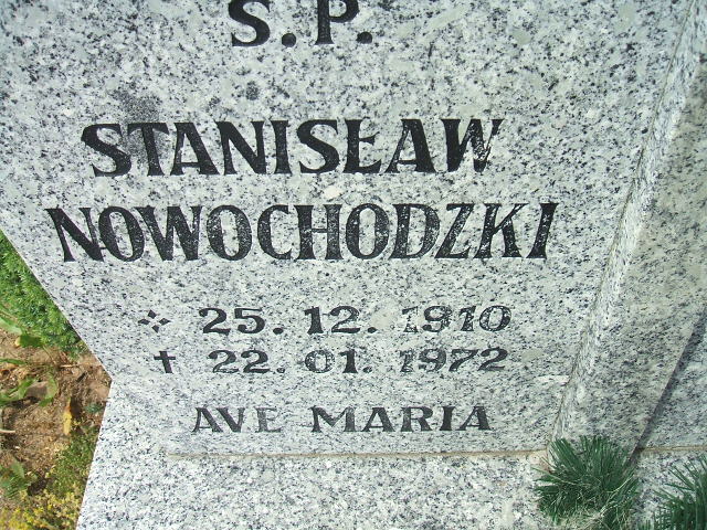 Stanisław Nowochodzki 1910 Miłkowice - Grobonet - Wyszukiwarka osób pochowanych