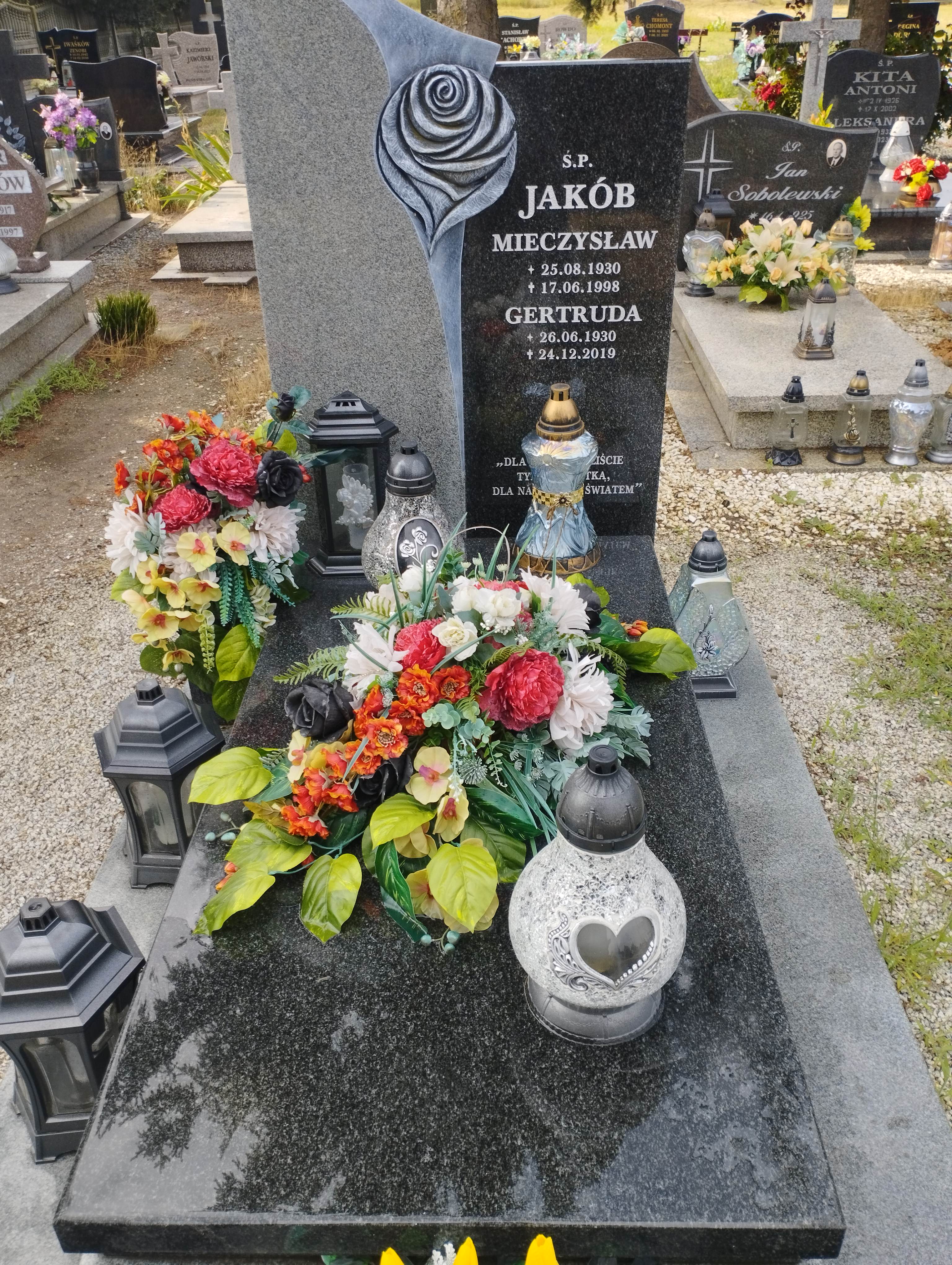 Gertruda Jakób 1930 Miłkowice - Grobonet - Wyszukiwarka osób pochowanych